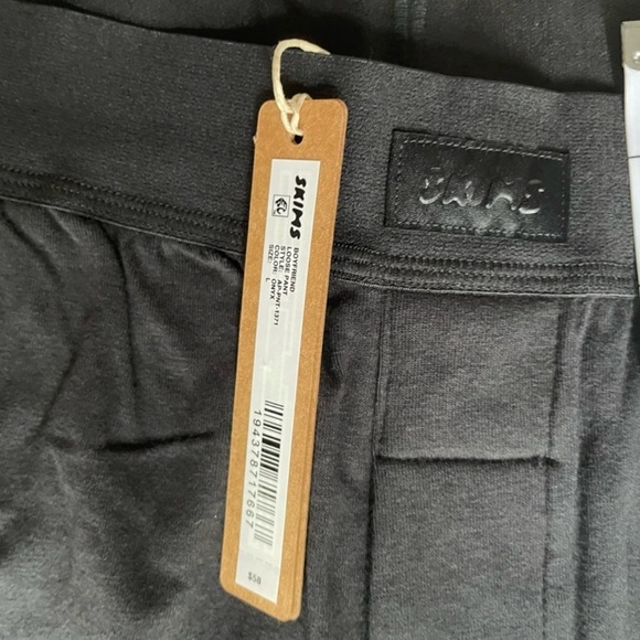 Skims Boyfriend Loose Pant Black Onyx Size Large - Picture 7 of 12